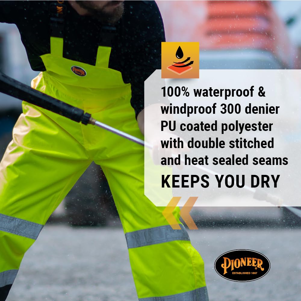 Foto 3 pulgar | Pantalones Y Overoles Pioneer Hi Vis Ripstop Impermeables Para Hombre - Venta Internacional.