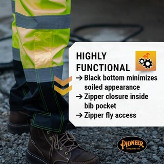 Foto 7 | Pantalones Y Overoles Pioneer Hi Vis Ripstop Impermeables Para Hombre - Venta Internacional.