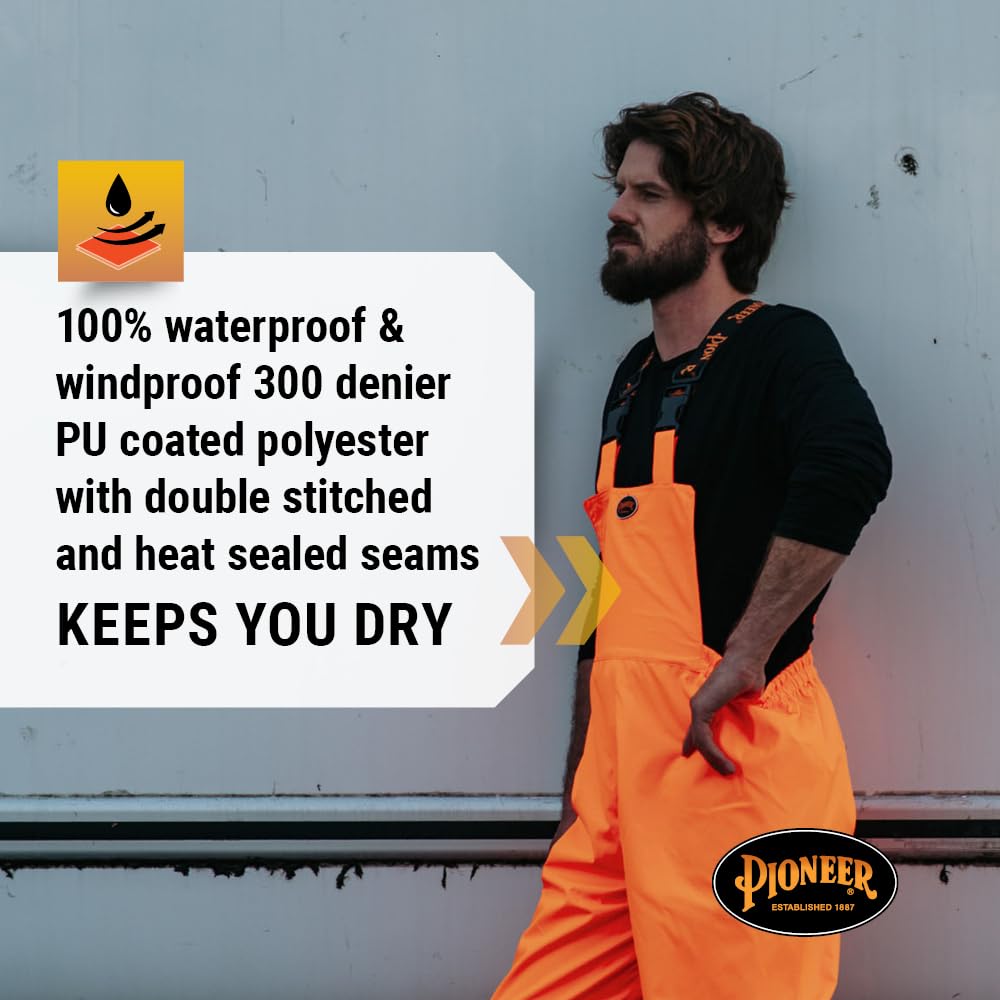 Foto 3 pulgar | Pantalones Y Overoles Pioneer Hi Vis Ripstop Impermeables Para Hombre - Venta Internacional.