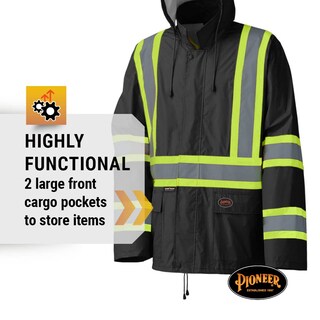 Foto 5 | Traje Impermeable Pioneer Hi Vis, Ligero E Impermeable, De Seguridad - Venta Internacional.