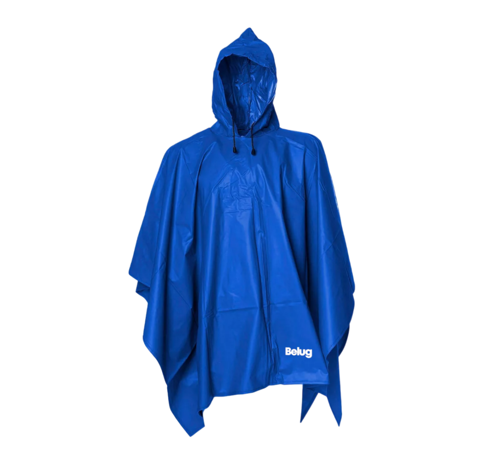 Foto 2 pulgar | Capa Impermeable Portátil Para Lluvia Tipo Manga Con Capucha Azul Marino Belug