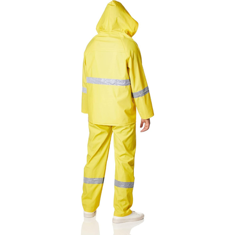 Foto 3 pulgar | Traje Impermeable C/cintas Reflejantes Amarillo 2 Pz Surtek