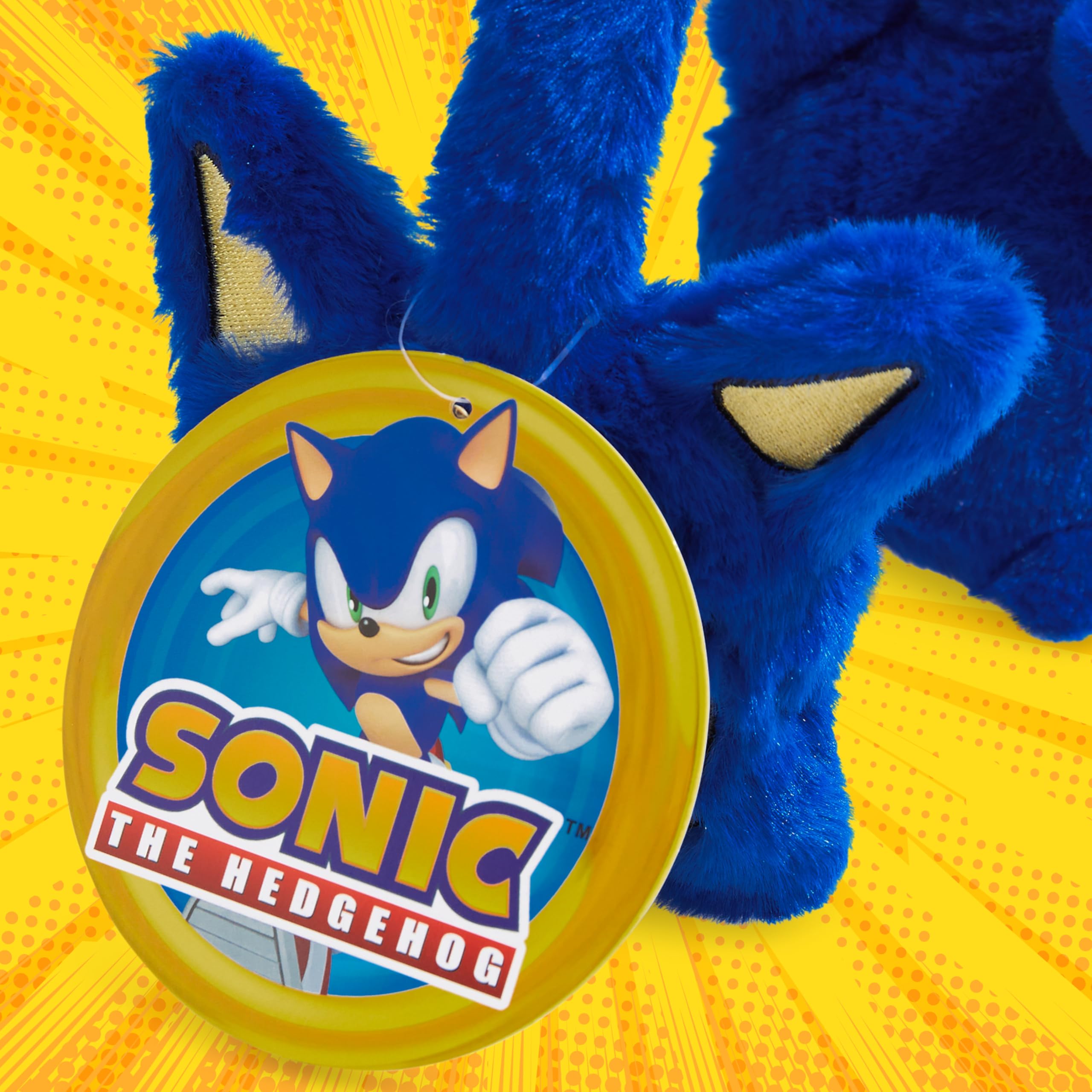 Foto 3 pulgar | Orejeras Sonic The Hedgehog Para Niños, Suaves Y Esponjosas, Para Invierno - Venta Internacional.
