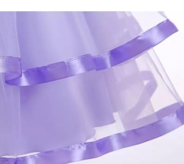 Foto 3 | Vestido De Unicornio Violeta Para Fiesta De Cumpleaños Para Niñas De 4 A 10 Años - Venta Internacional.