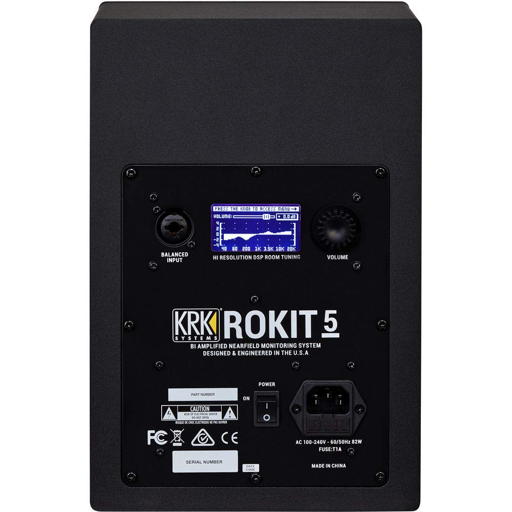 Foto 5 pulgar | Monitor de Estudio Krk Rp5 Rokit G4 Negro - Venta Internacional