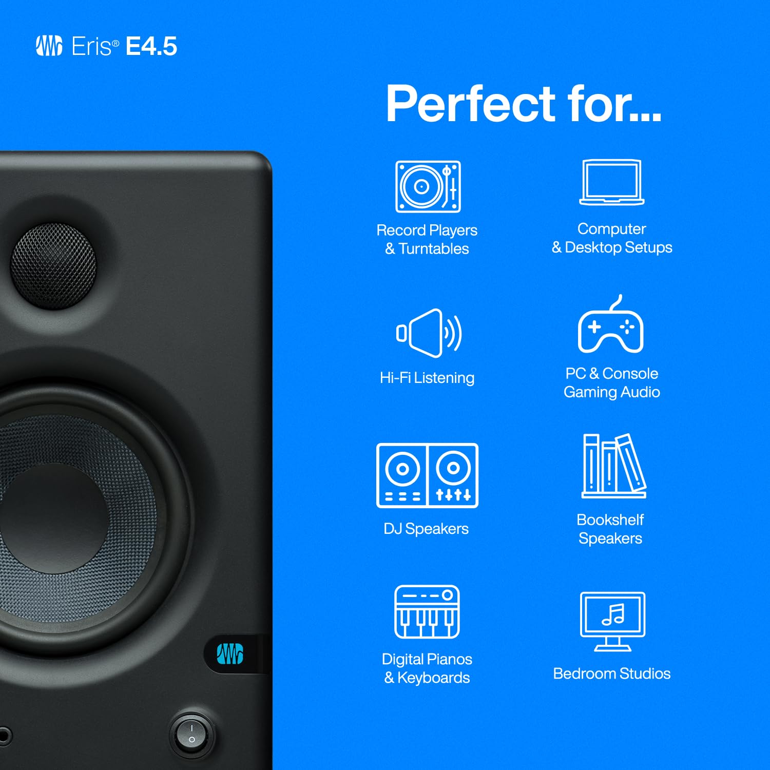 Foto 5 pulgar | Monitor De Estudio Presonus Eris E4.5, 2 Vías Y 4.5 Near Field (par) - Venta Internacional.