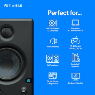 Foto 4 | Monitor De Estudio Presonus Eris E4.5, 2 Vías Y 4.5 Near Field (par) - Venta Internacional.