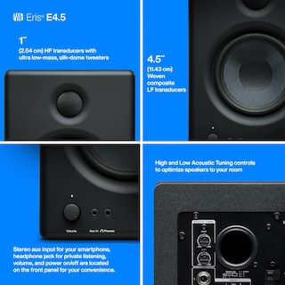 Foto 5 | Monitor De Estudio Presonus Eris E4.5, 2 Vías Y 4.5 Near Field (par) - Venta Internacional.