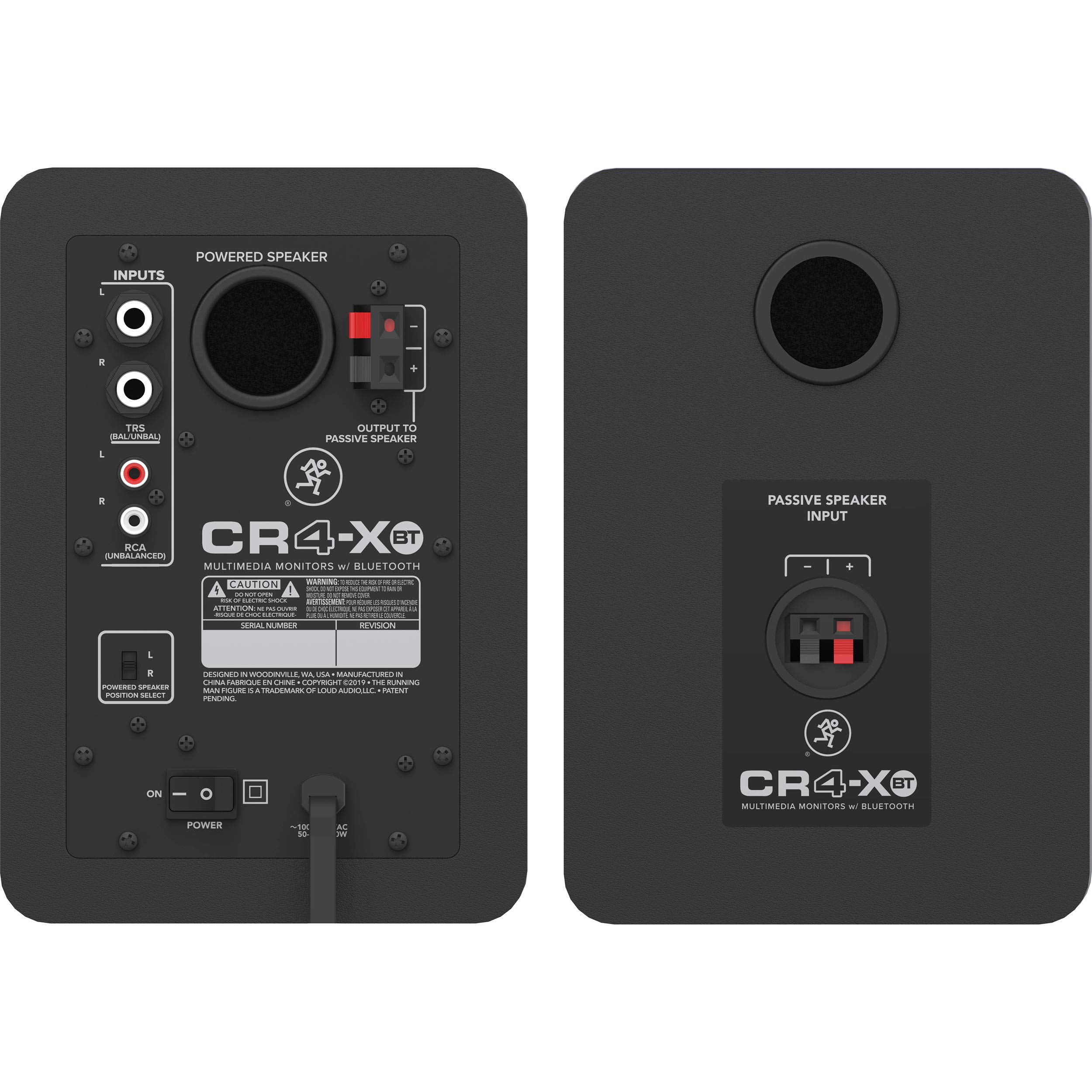 Foto 3 | Monitores Multimedia Mackie Cr4-xbt De 4 Pulgadas Con Bluetooth - Venta Internacional.