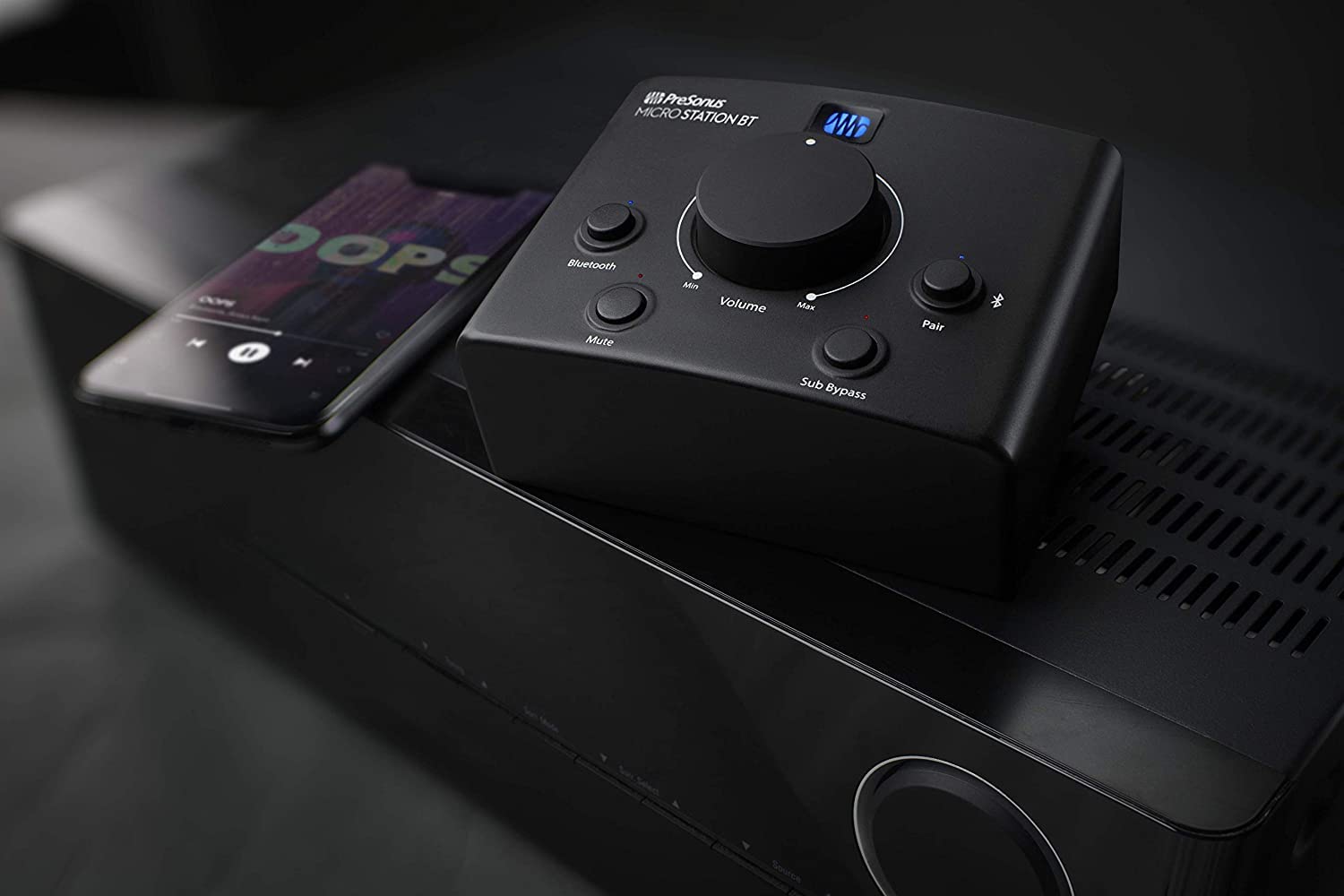 Foto 6 pulgar | Controlador De Monitor Presonus Microstation Bt 2.1 Con Bluetooth - Venta Internacional.
