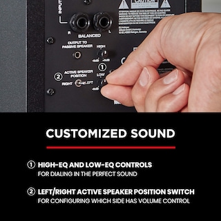 Foto 4 | Studio Monitors M-audio Bx3 3.5 Hd - Par De Altavoces Para Pc (120 W), Color Negro - Venta Internacional.