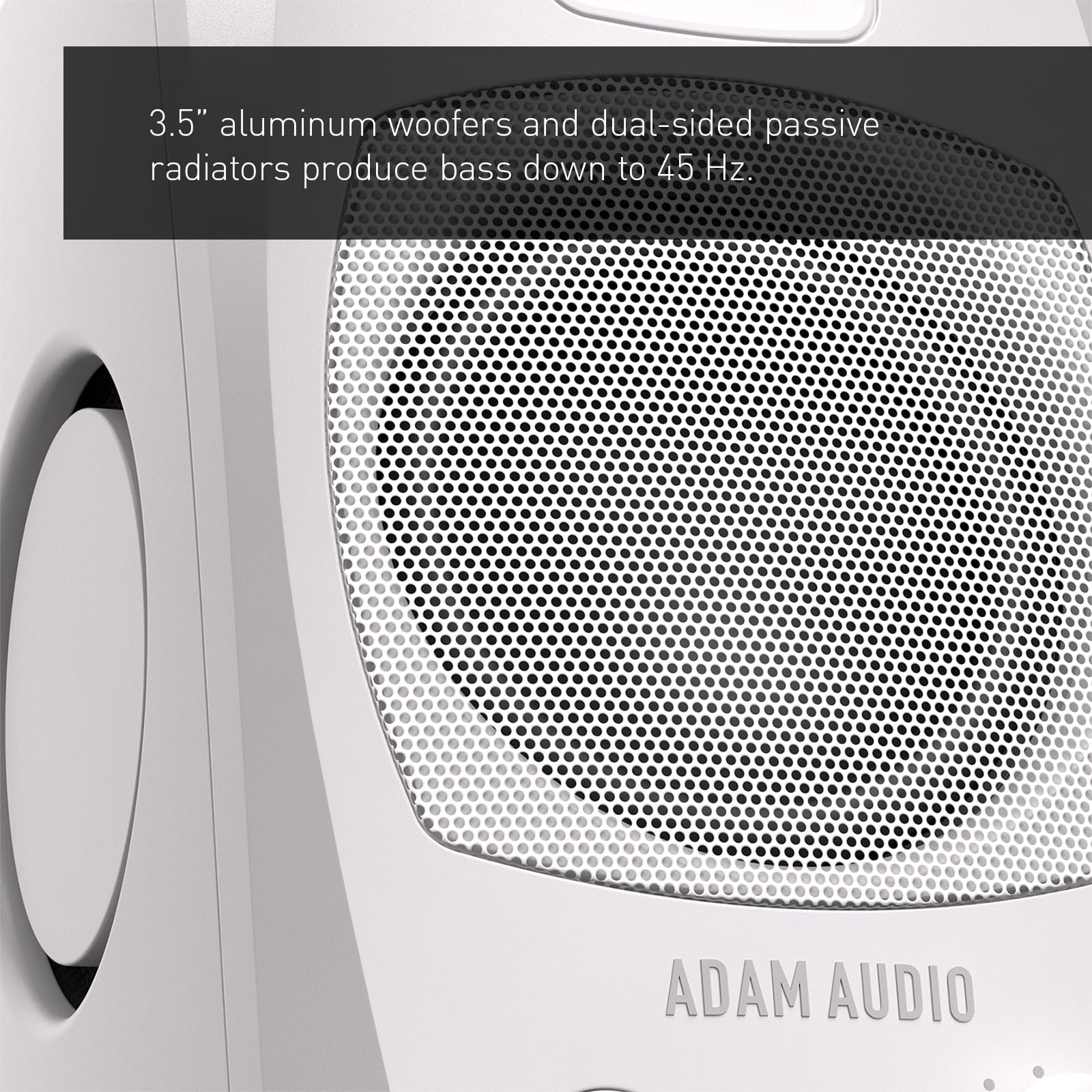 Foto 5 pulgar | Sistema De Monitoreo De Escritorio Adam Audio D3v Usb-c (par, Blanco) - Venta Internacional.