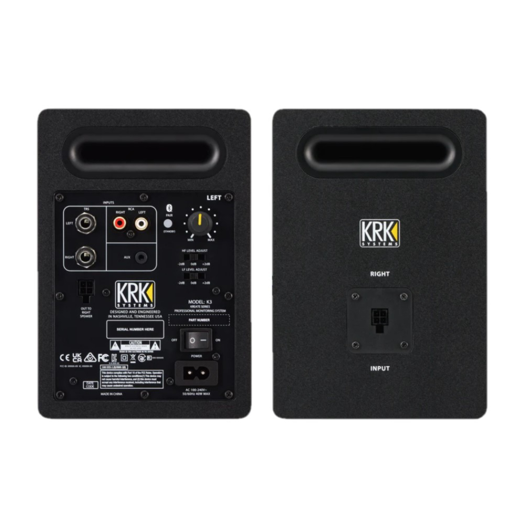 Foto 3 | Par De Monitores De Estudio Krk K3-na  3.5''  65w  Entrada Total Trs 1/4'' Rca.