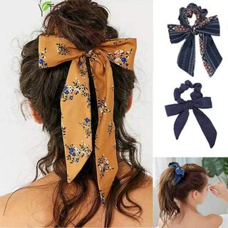 Foto 2 | Hair Scrunchies Bufandas Cuadradas Bandas Elásticas Para El Pelo Para Niñas - Venta Internacional.