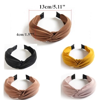 Foto 3 | Turbante Anudado Huoguo Con Diademas Para Mujer En Tela - Venta Internacional.