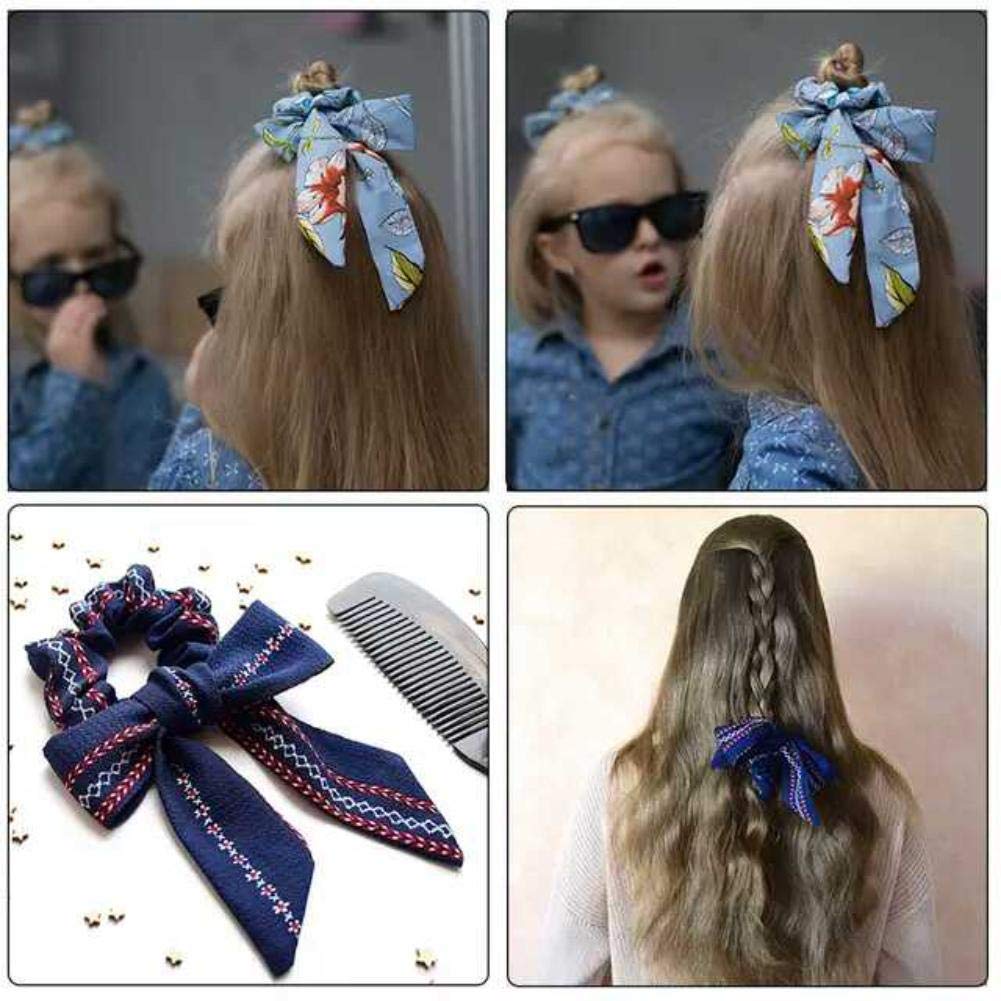 Foto 4 | Hair Scrunchies  Bufandas Cuadradas  Bandas Elásticas Para El Pelo Para Niñas - Venta Internacional.