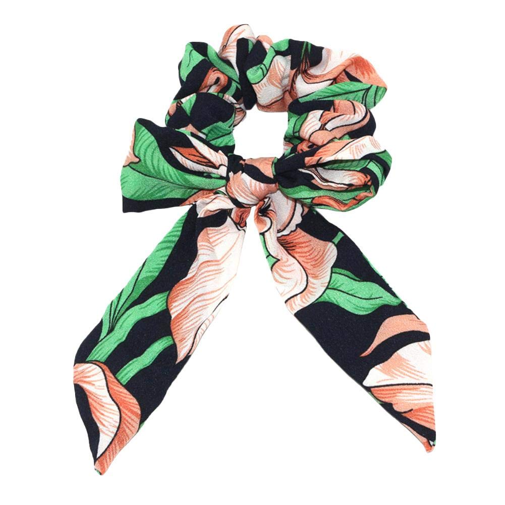 Foto 6 pulgar | Hair Scrunchies  Bufandas Cuadradas  Bandas Elásticas Para El Pelo Para Niñas - Venta Internacional.