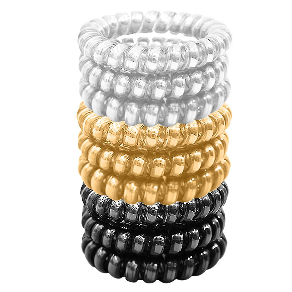 Foto 2 pulgar | Hair Band Huoguo Línea Telefónica Elástica Transparente Para Mujer - Venta Internacional.