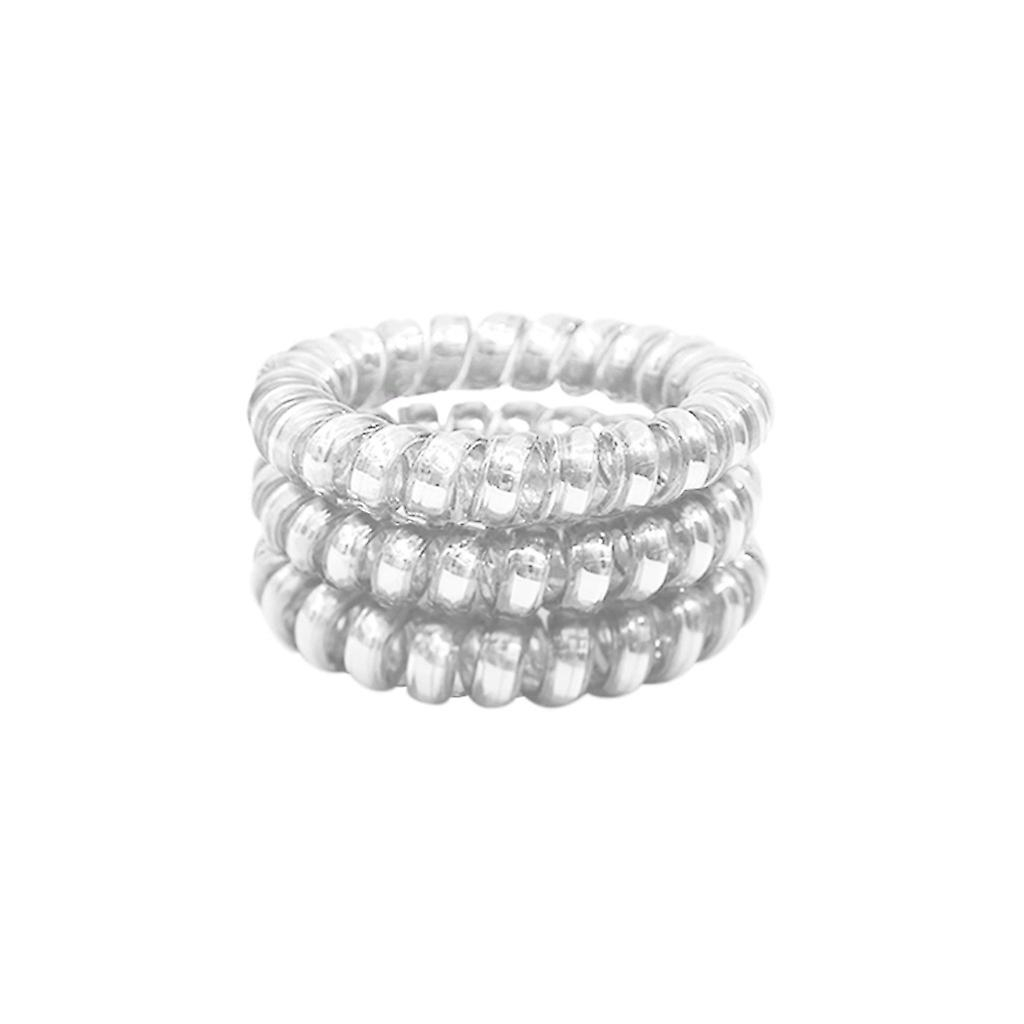Foto 5 pulgar | Hair Band Huoguo Línea Telefónica Elástica Transparente Para Mujer - Venta Internacional.