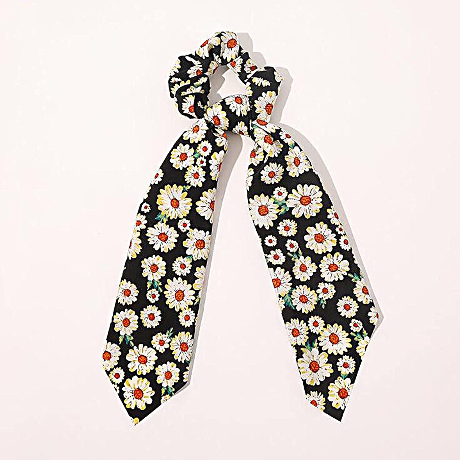 Foto 3 | Pañuelo De Seda Estampado Con Cinta Para El Pelo  Intestino Grueso Huoguo - Venta Internacional.
