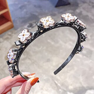 Foto 1 | Diadema Huoguo Para Niña Con Flequillo Doble Con 8 Clips 3 Unidades - Venta Internacional.