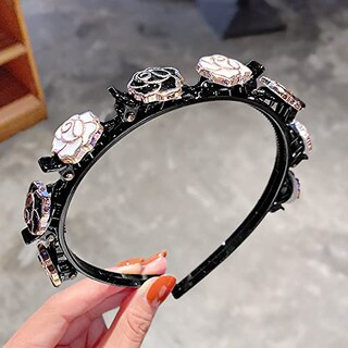 Foto 3 | Diadema Huoguo Para Niña Con Flequillo Doble Con 8 Clips 3 Unidades - Venta Internacional.