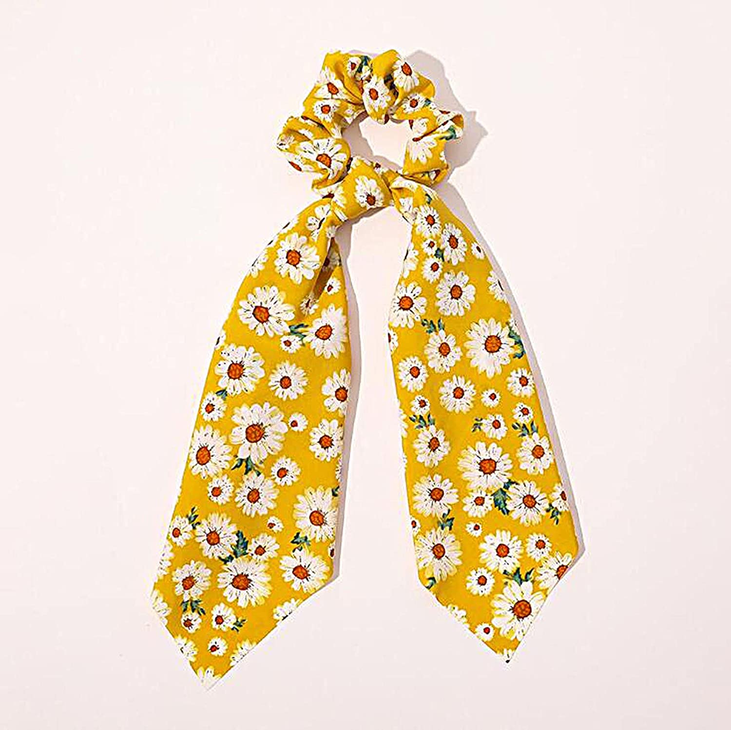 Foto 4 pulgar | Pañuelo De Seda Estampado Con Cinta Para El Pelo  Intestino Grueso Huoguo - Venta Internacional.