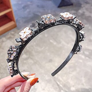 Foto 1 | Diadema Huoguo Para Niña Con Flequillo Doble Con 8 Clips 3 Unidades - Venta Internacional.