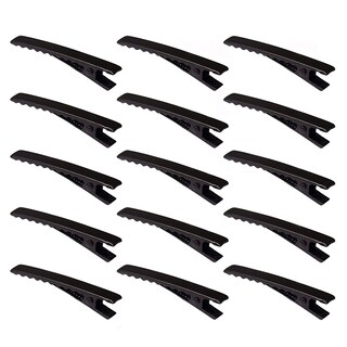 Foto 1 | Pinza Para El Pelo Jieyou En Forma De Cocodrilo, Metal Negro, 45 Mm, Paquete De 50 - Venta Internacional.