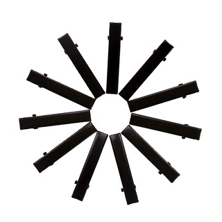 Foto 2 | Pinza Para El Pelo Jieyou En Forma De Cocodrilo, Metal Negro, 45 Mm, Paquete De 50 - Venta Internacional.