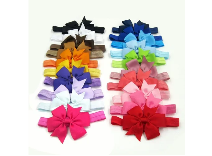 Foto 4 pulgar | Diademas Xtellar Para Bebés Vincha Elastizada Con Moño 20 Colores