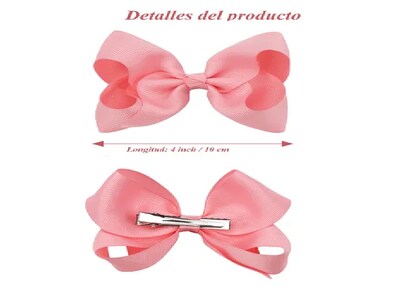 Foto 3 | 40 Xtellar Pinzas Para Niñas Bebé Lazos, Pinzas Pelo Niña