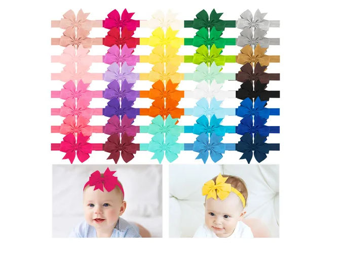 Foto 1 | Diademas Xtellar De Bebé Niñas Turbante Headwrap Tiaras 40 Colores