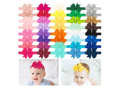 Foto 1 | Diademas Xtellar De Bebé Niñas Turbante Headwrap Tiaras 40 Colores
