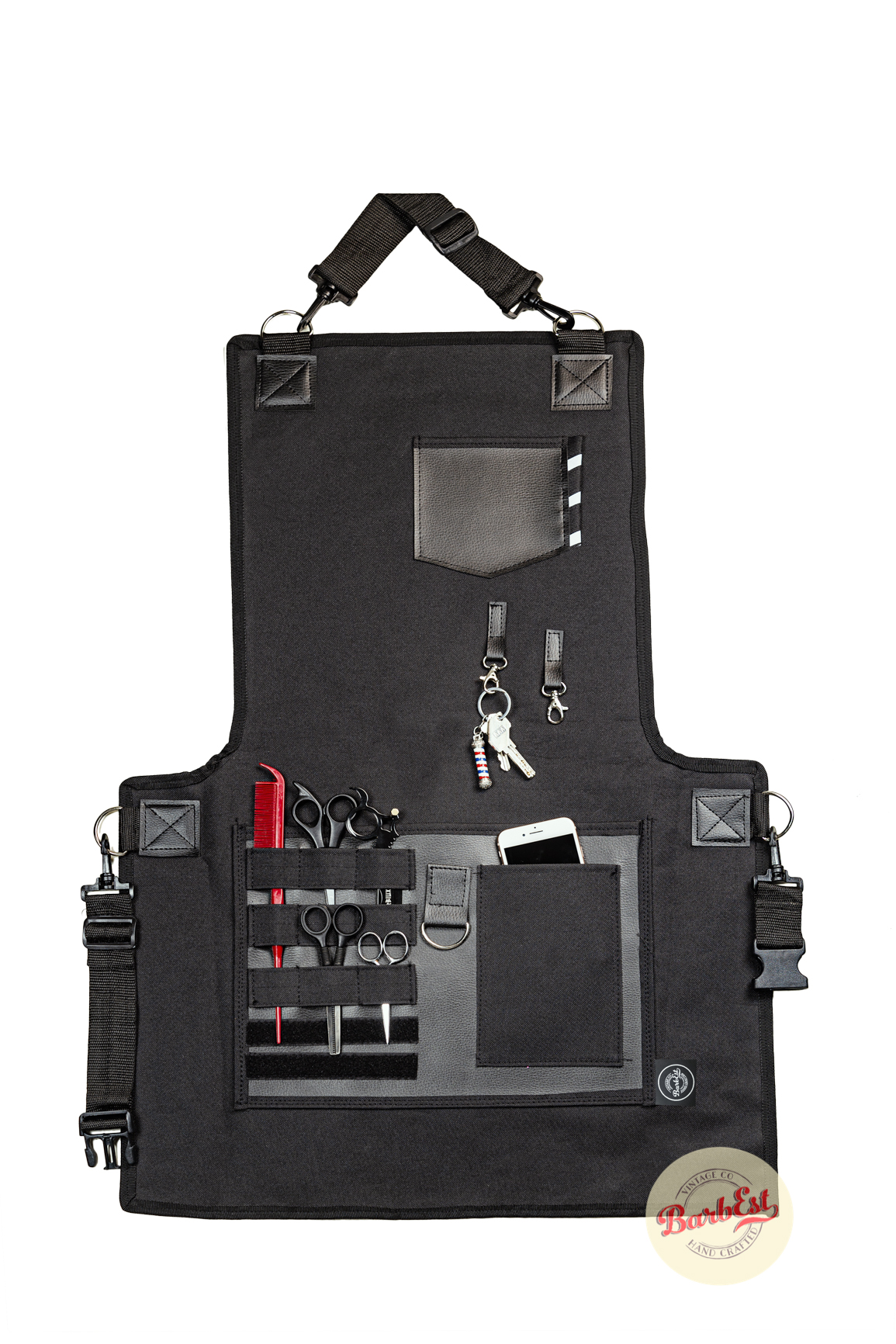 Foto 3 pulgar | Mandil Cover Barbest New York Black Poliester