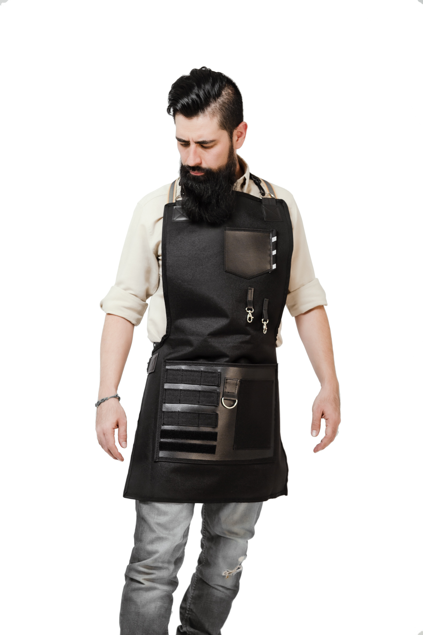 Foto 7 pulgar | Mandil Cover Barbest New York Black Poliester