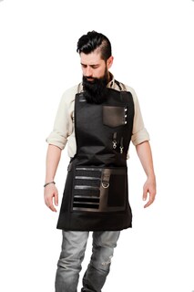 Foto 6 | Mandil Cover Barbest New York Black Poliester