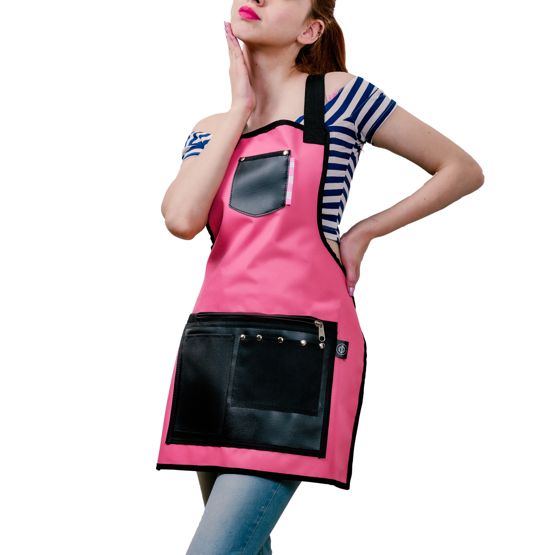 Foto 6 | Mandil California Coral Beach1966 Sixtysix Lady Barber, Mua & Nail Artist Poliester