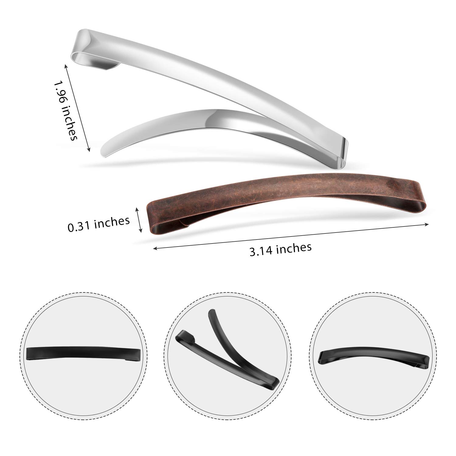 Foto 7 | Pinza Para El Pelo Antideslizante De Metal Con Centro Abierto Hotop De Barrettes, 30 Unidades - Venta Internacional.