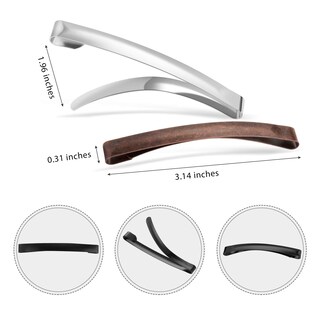 Foto 7 | Pinza Para El Pelo Antideslizante De Metal Con Centro Abierto Hotop De Barrettes, 30 Unidades - Venta Internacional.
