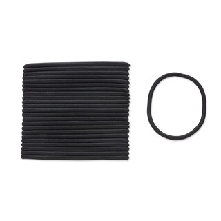 Foto 2 | Hair Elastics Scunci Effortless Beauty Para Cabello Grueso, Negro, 24 Unidades - Venta Internacional.