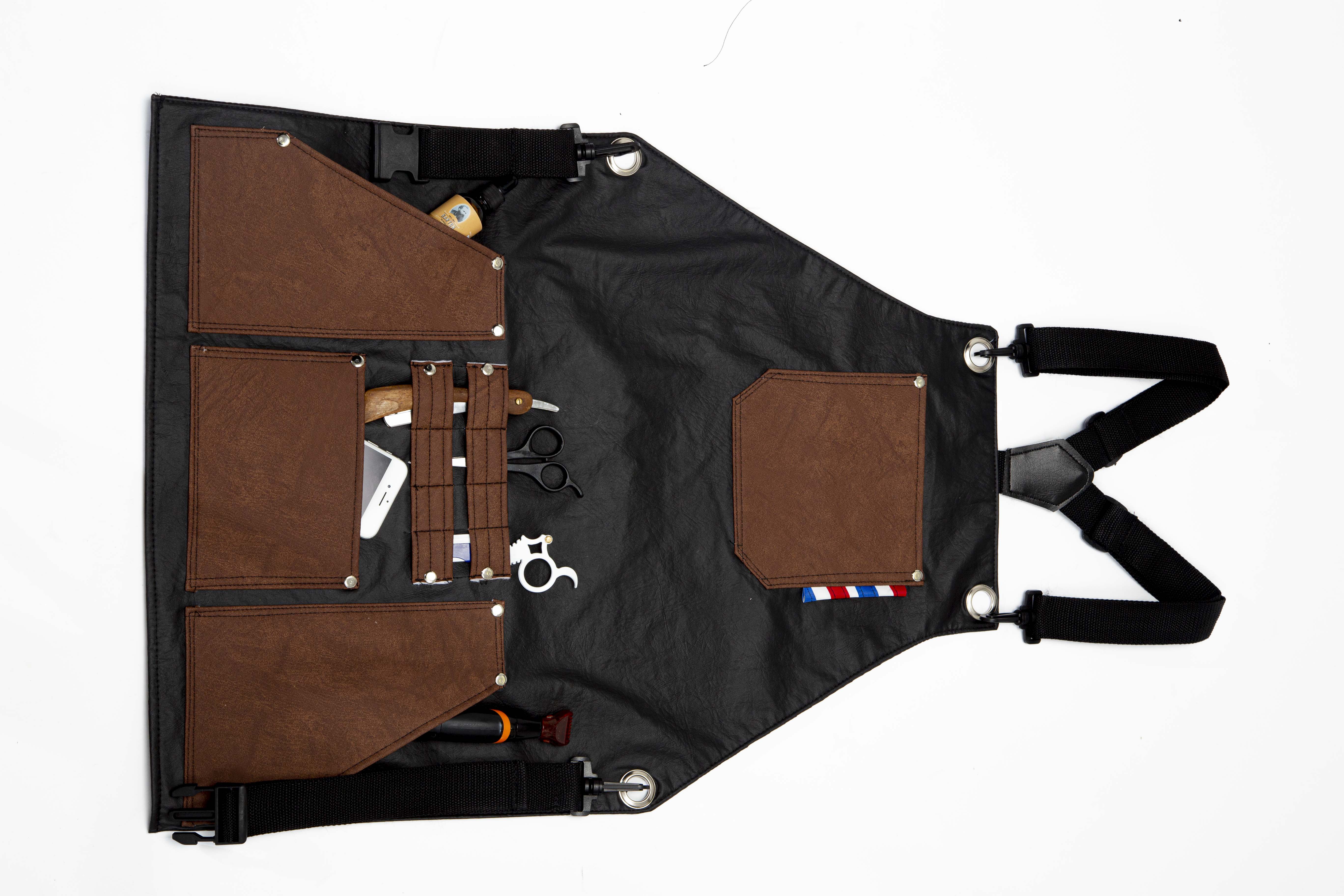 Foto 1 | Mandil Cover Caballero Barber Lord Jack Vinypiel