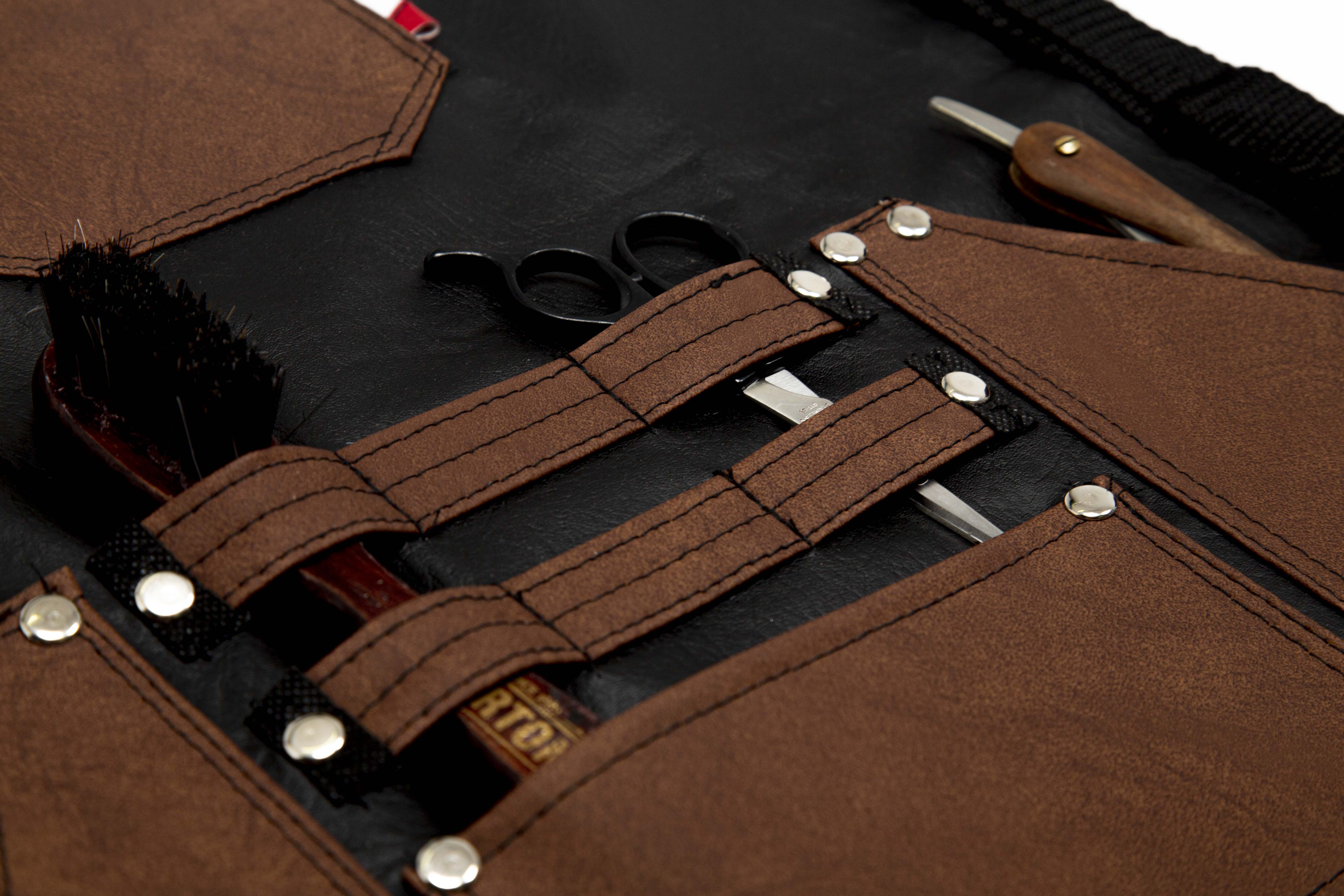 Foto 4 pulgar | Mandil Cover Caballero Barber Lord Jack Vinypiel