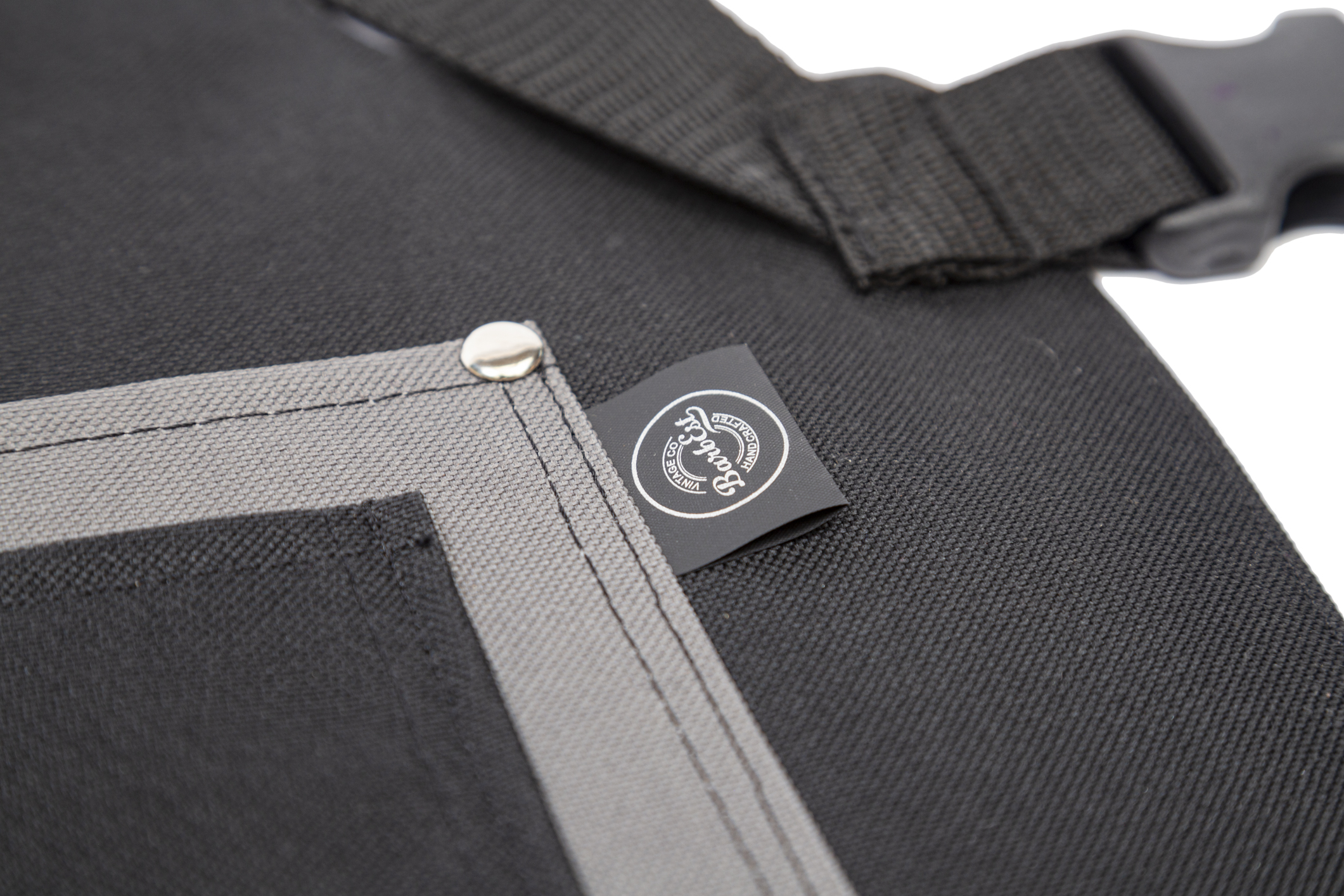 Foto 4 pulgar | Mandil Cover  Barbero Modelo Texas Navy Black  Barbest Co. Color Negro