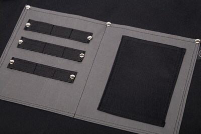 Foto 4 | Mandil Cover Barbero Modelo Texas Navy Black Barbest Co. Color Negro