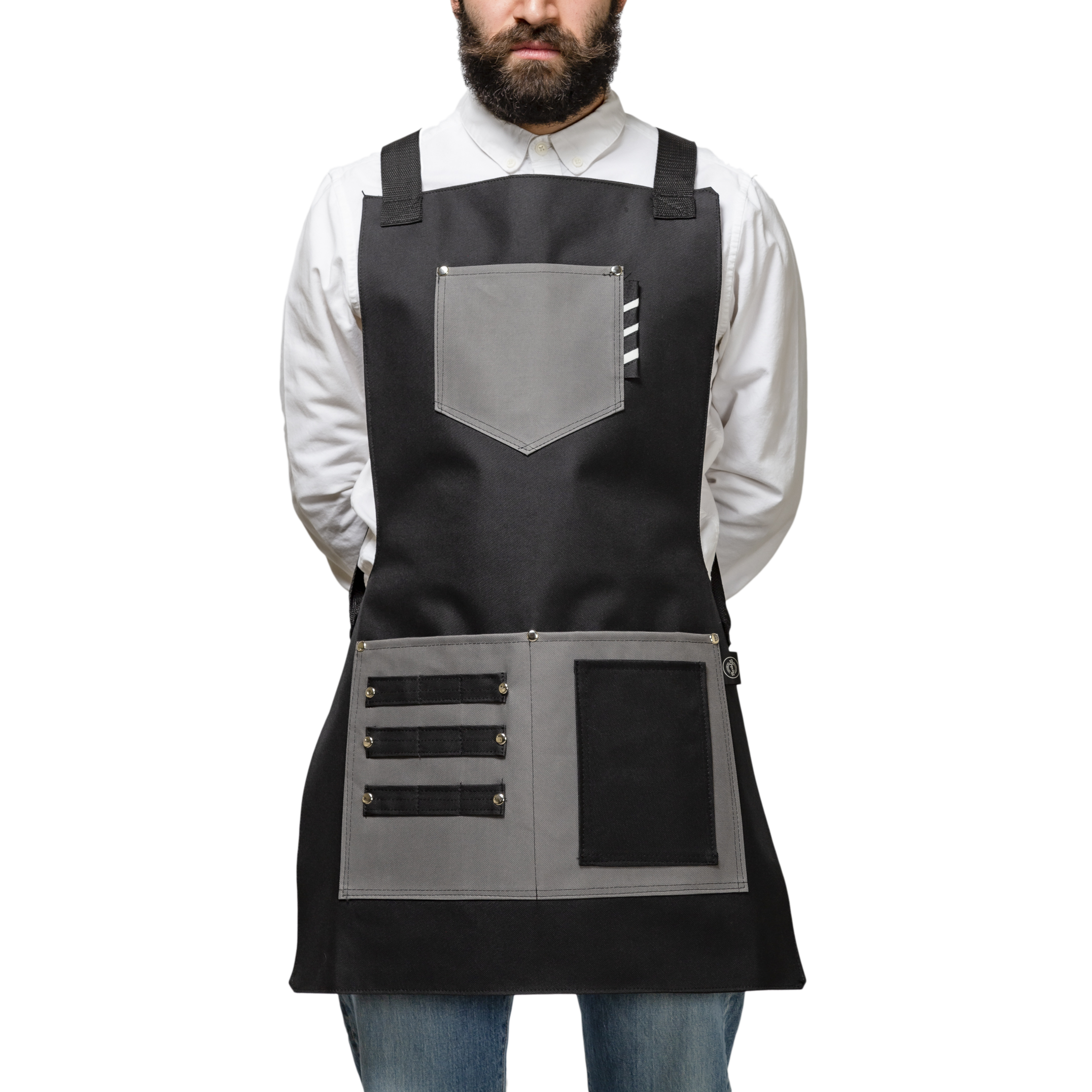 Foto 6 | Mandil Cover  Barbero Modelo Texas Navy Black  Barbest Co. Color Negro