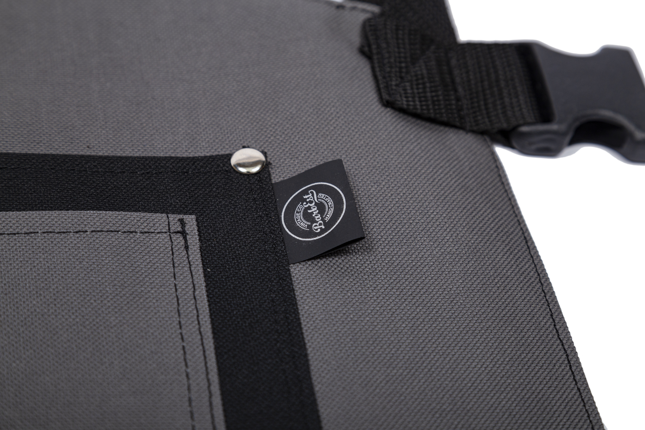 Foto 5 | Mandil P/barbero Modelo Texas Marina Grey De Barbest Co. Color Gris