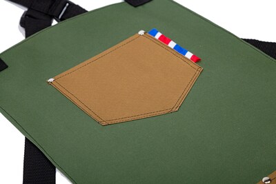 Foto 3 | Mandil P/barbero Modelo Texas Armada Green De Barbest Co