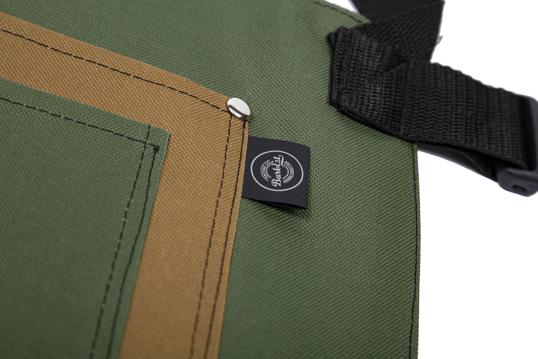 Foto 6 pulgar | Mandil P/barbero Modelo Texas Armada Green De Barbest Co