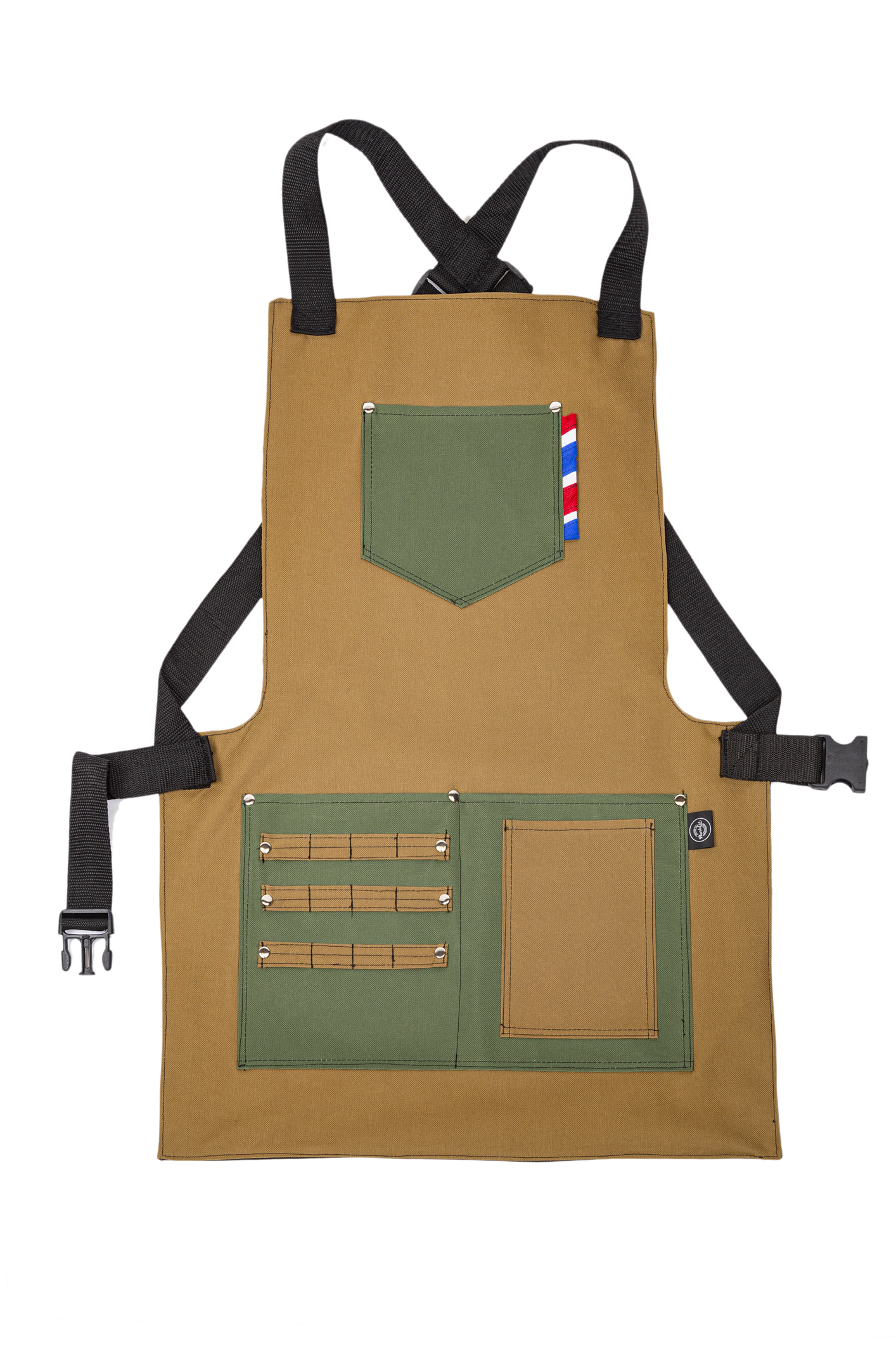 Foto 2 pulgar | Mandil P/barbero Modelo Texas Cavalry Khaki De Barbest Co